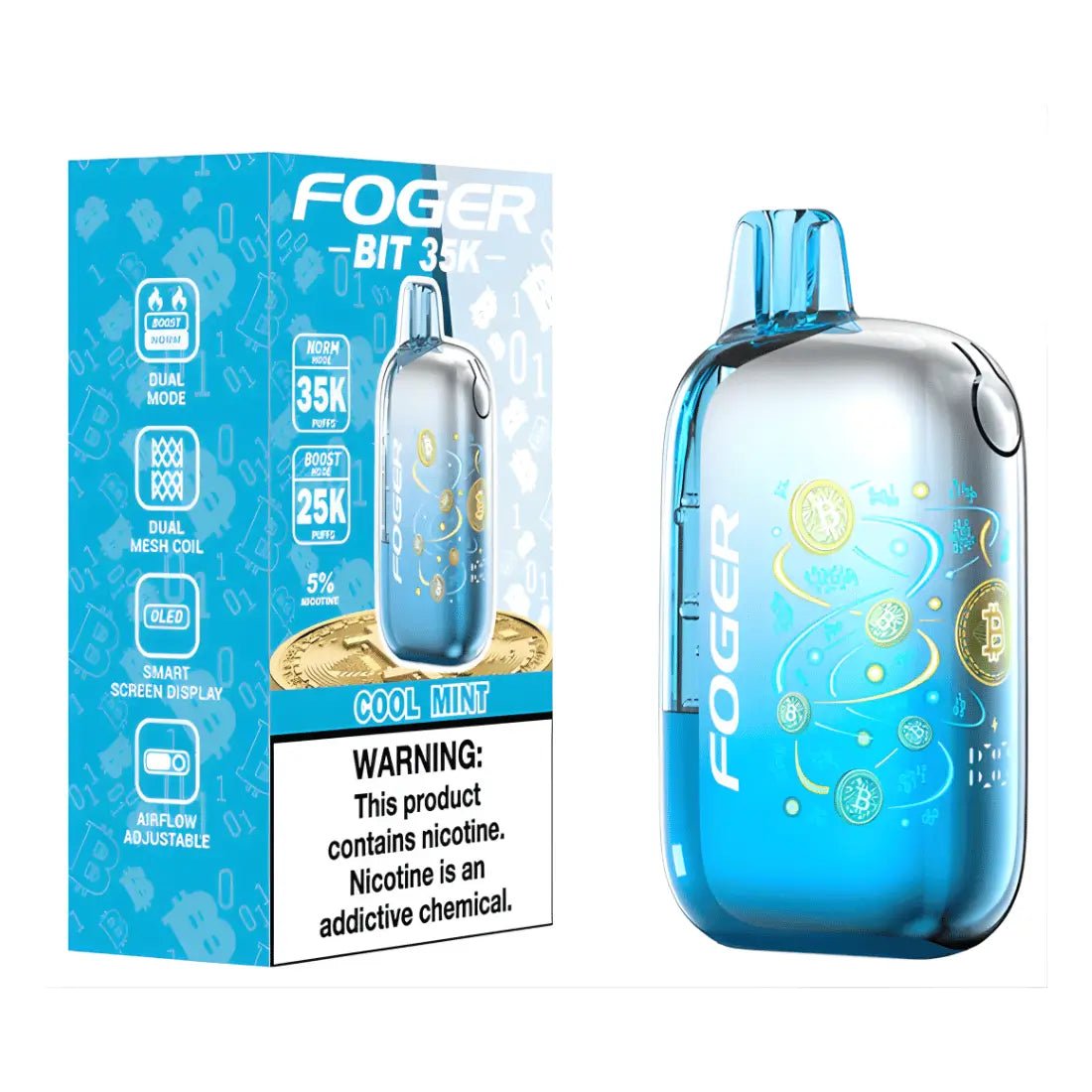 Foger Bit Cool Mint | 35000 Puffs