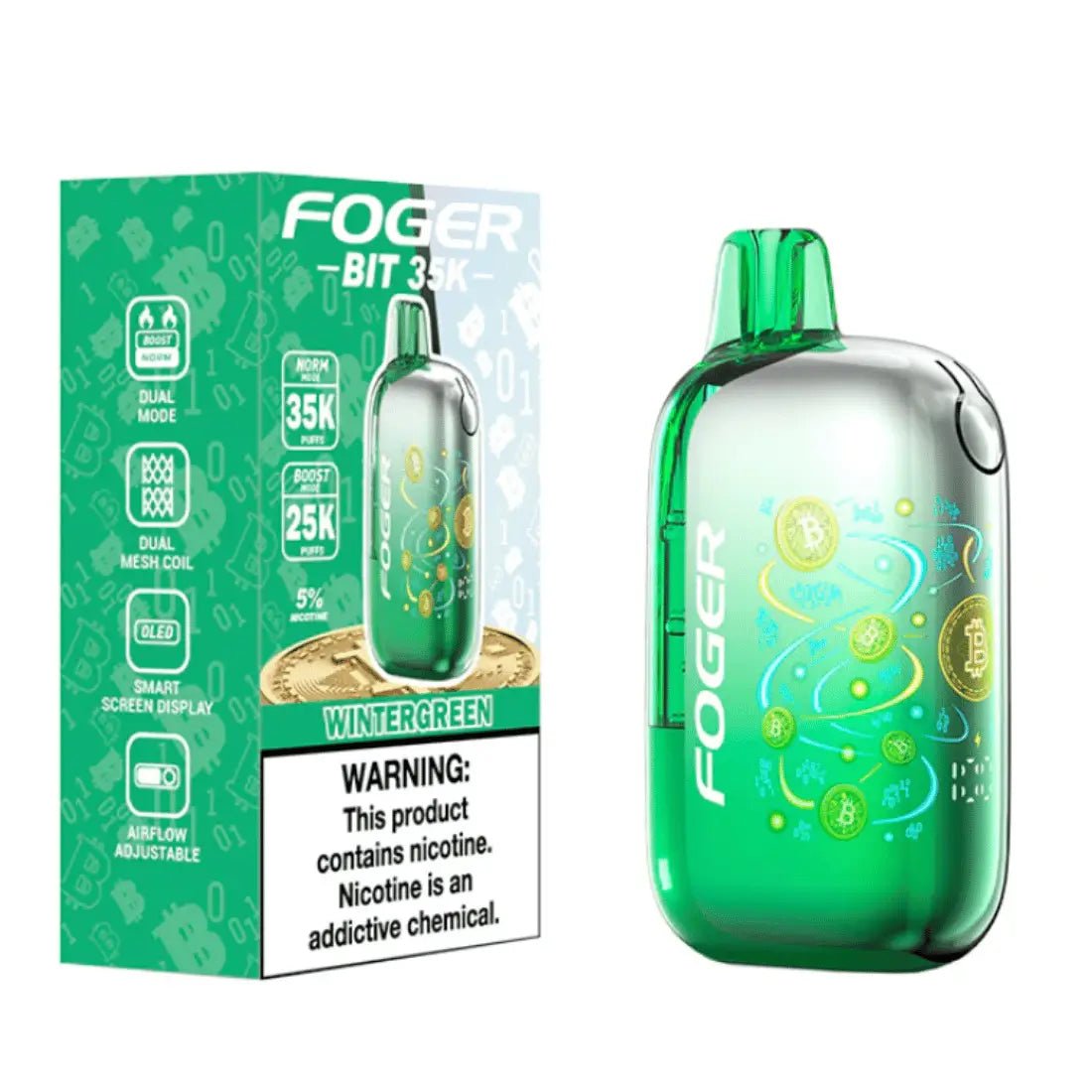Foger Bit Wintergreen | 35000 Puffs