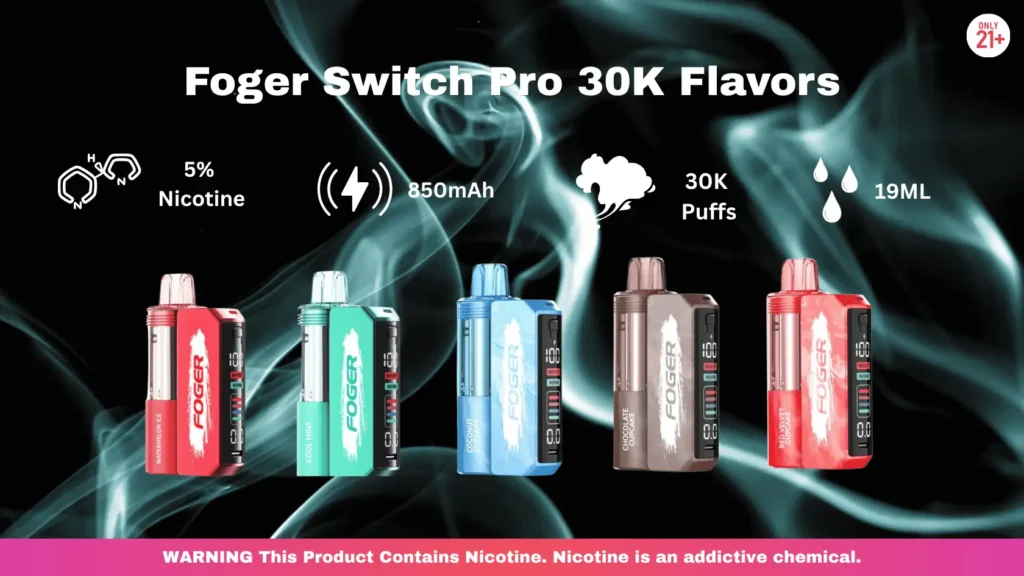 Foger Switch Pro 30K Flavors Review