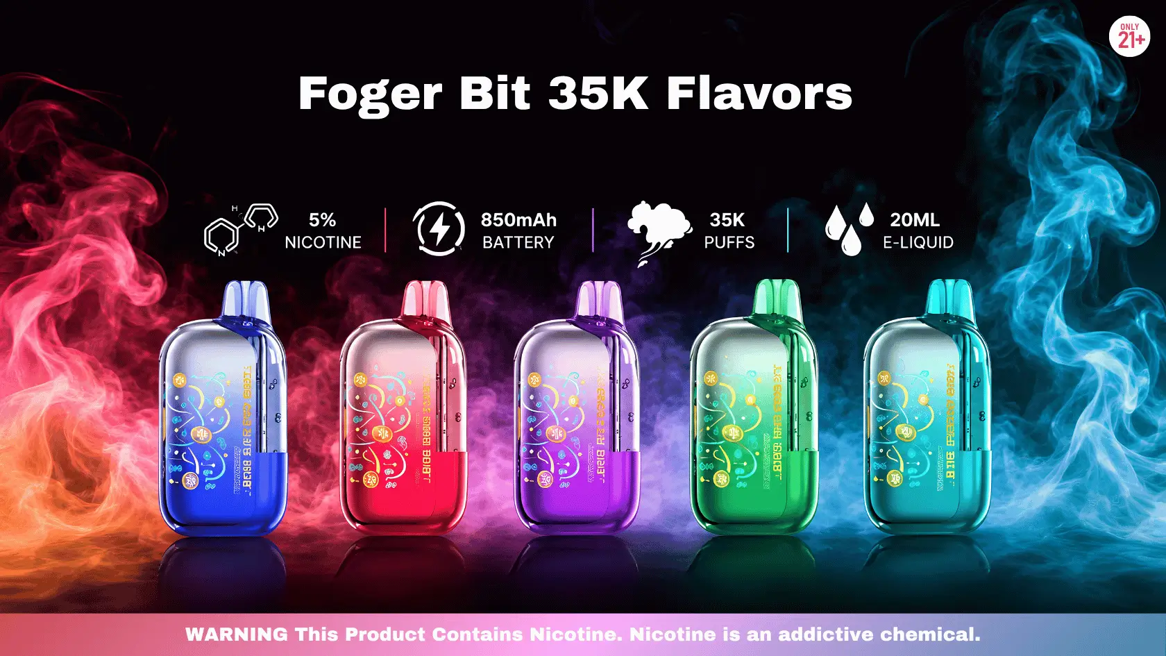 Foger Bit 35K Nicotine Strength