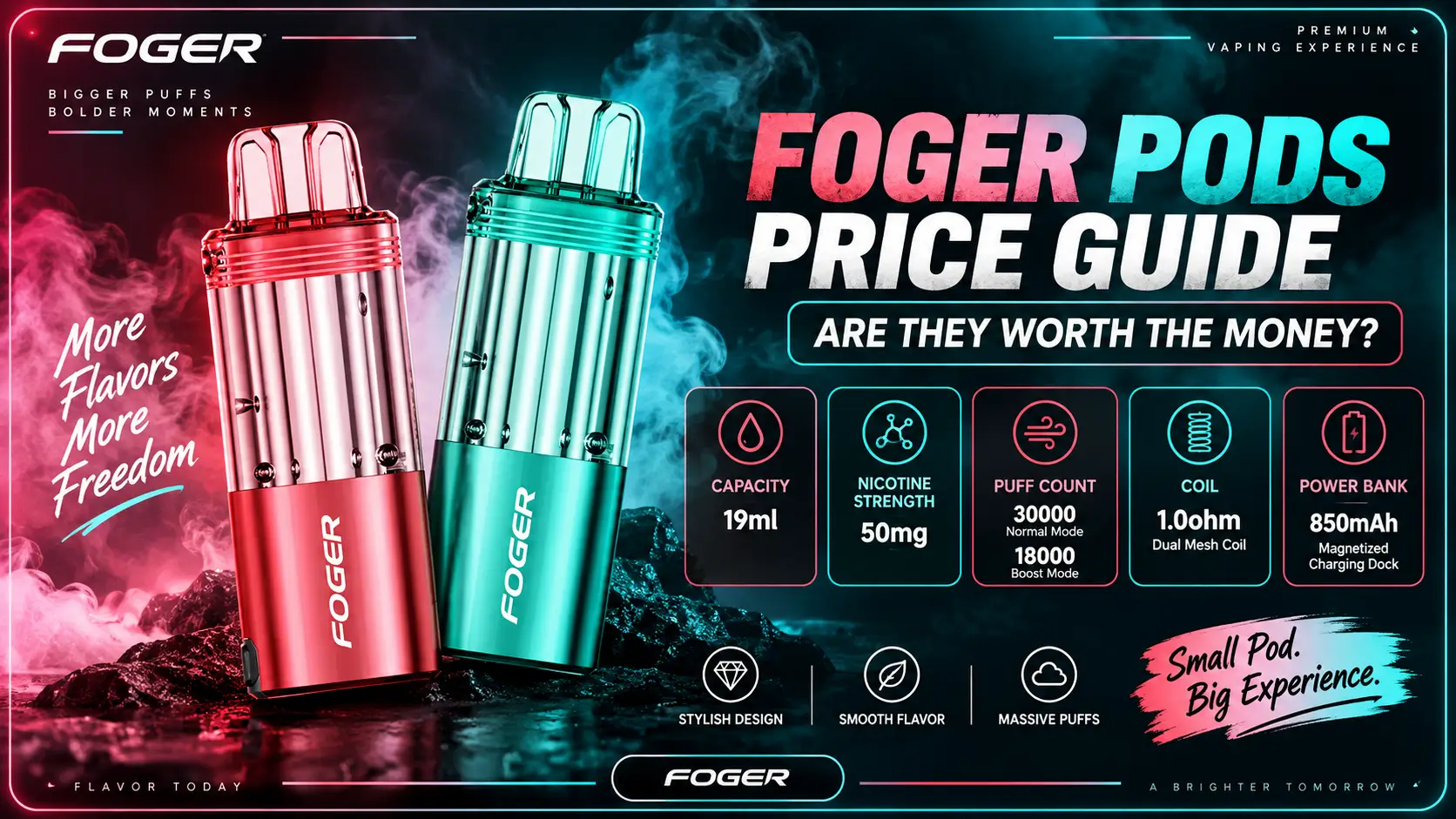 Foger Pods Price Guide